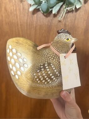 ROOSTER FIGURINE RESIN COUNTRY LIVING FARM HOUSE KITCHEN HOME DECOR 5.7"